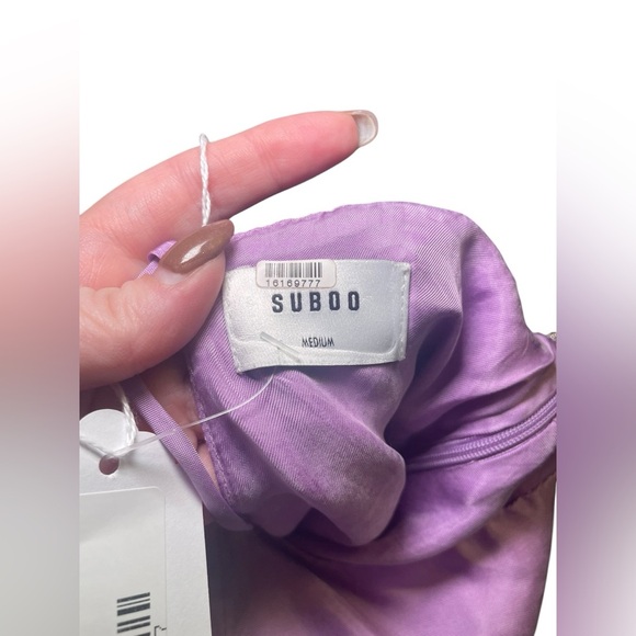 Suboo Purple Andy Slip Dress Size Medium - Picture 10 of 10